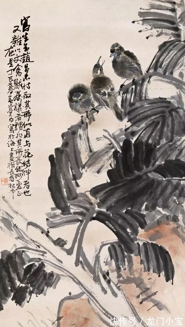 花鸟画$他46岁离去，上世纪二十年代名振京华，与齐白石同为一线花鸟画家