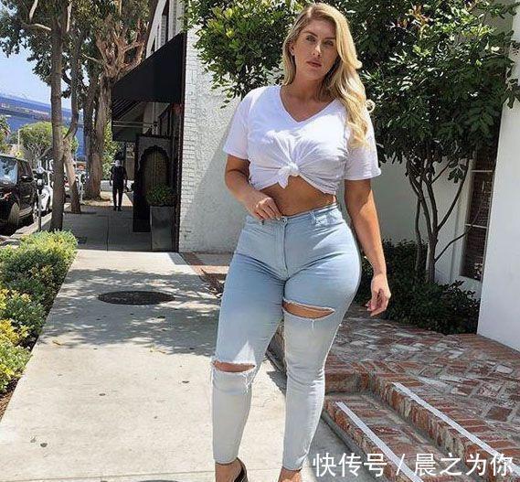 女性朋友|172斤大码模特,健身不减体重,丰盈身材惹眼