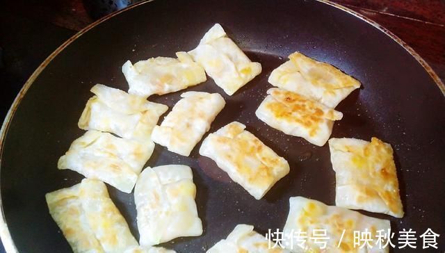 饺子皮|早餐，面包馒头不如它，不用揉面，平底锅一煎，5分钟出锅