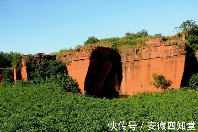 古采石场|五河县朱顶镇古采石场风光