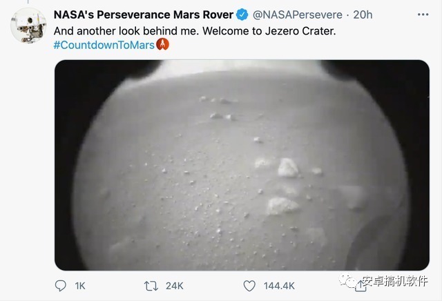 n火星表面长这样!“毅力号”传回首批登陆后照片