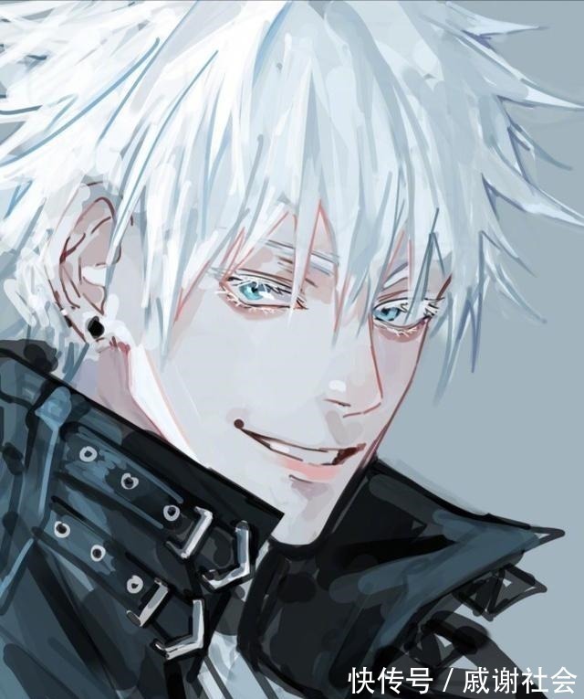 真人|画师笔下的咒术回战,五条悟怎么画怎么帅,夏油变暖系帅哥