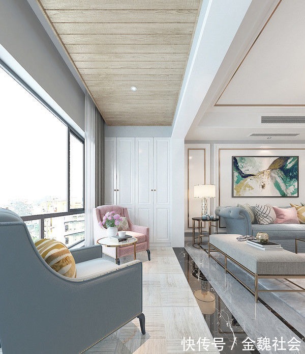 衣帽间|四口之家的现代轻奢风装修,餐厅是家里面的亮点,入户感觉很惊艳