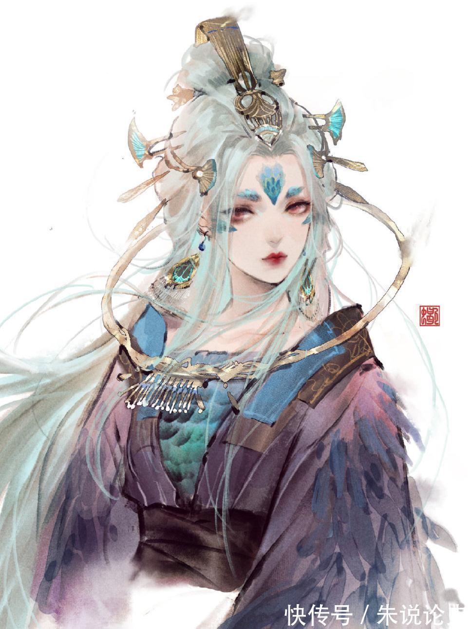 屠丽美|眷思量主角变2d画风,奉眠惊艳,屠丽又美又飒,看到镜玄恋爱了