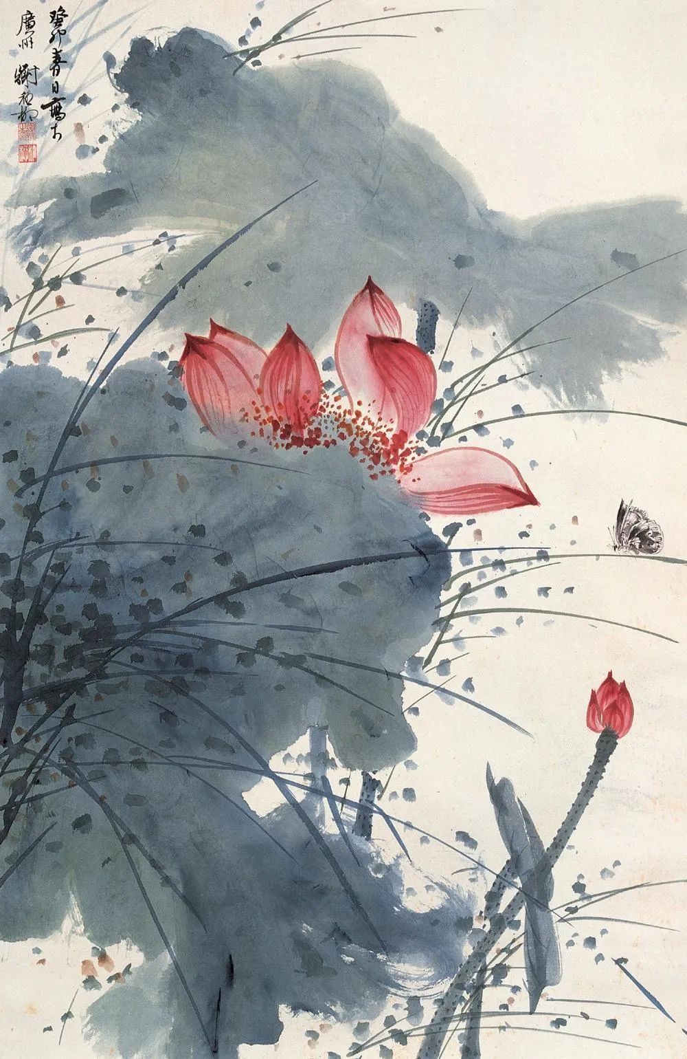 荷塘$谢稚柳的江南荷塘，美翻了