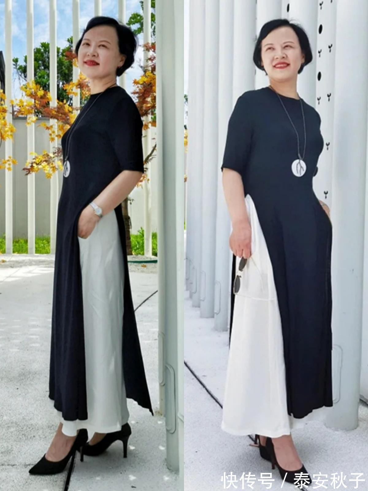 姐姐|不年轻,身材也不出众!60+姐姐把普通款穿出了高级感:真的很美