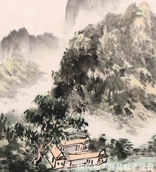 构图&从黄宾虹绘《富春江山水》入手,聊聊他的创作理念