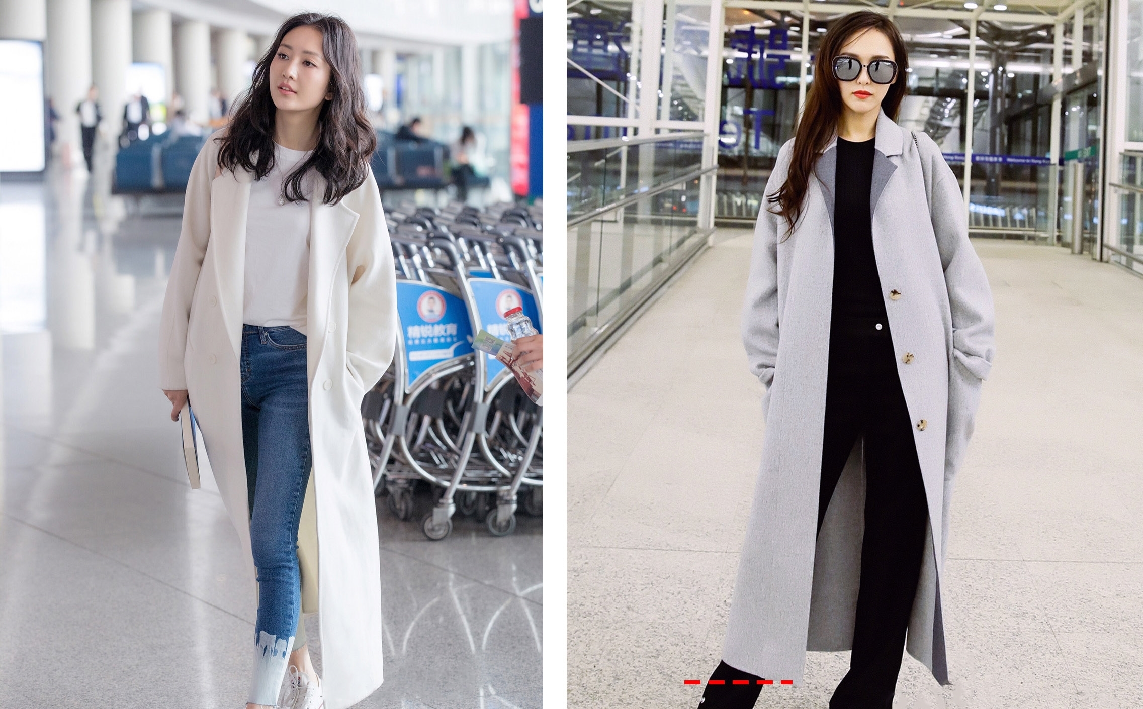 今年的大衣变得越来越前卫洋气了,上身潇洒又利落