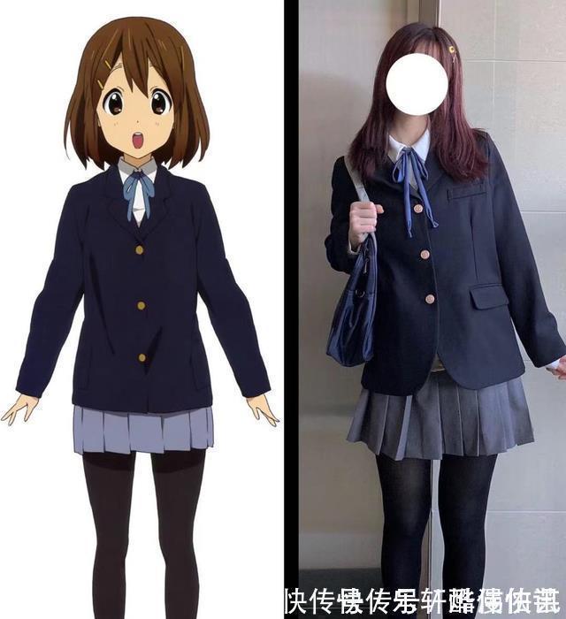 JK|动漫中的JK少女被完美还原，玉子依旧可爱，不过还是小埋更迷人