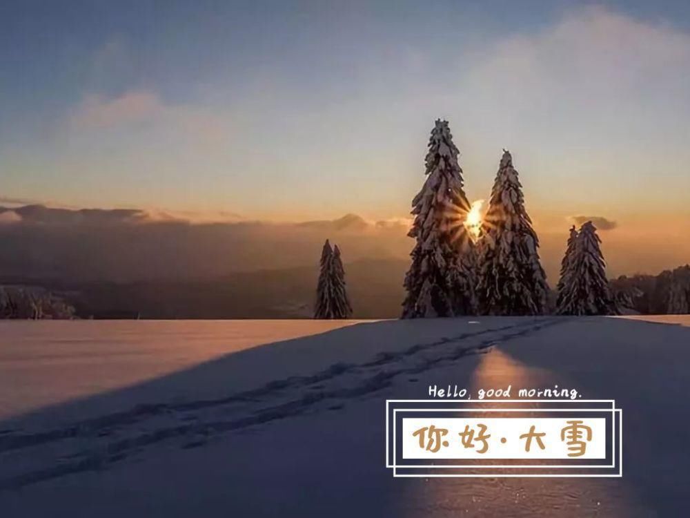  安康|今日大雪，愿君安康！