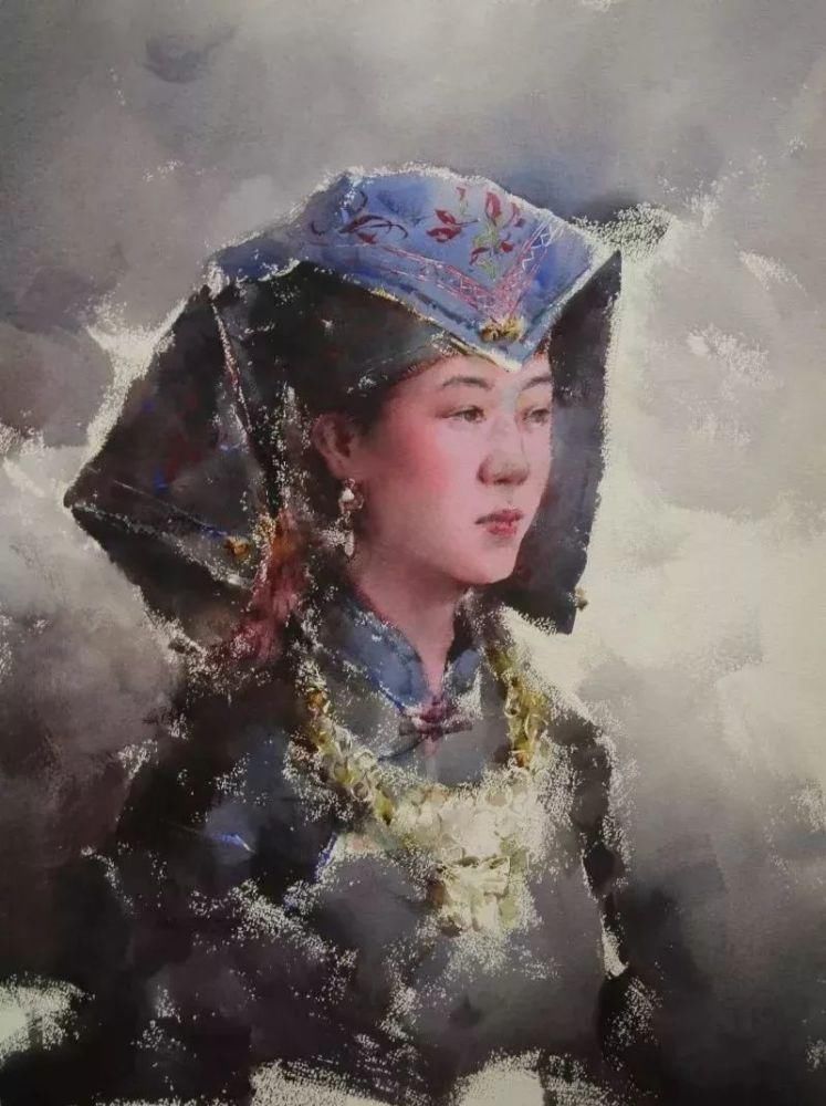  极致|中国水彩：大笔触画出霸屏水彩，光感够绝，极致东方的美！