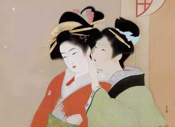  松园|日本天才画家上村松园浮世绘美女作品欣赏（图）