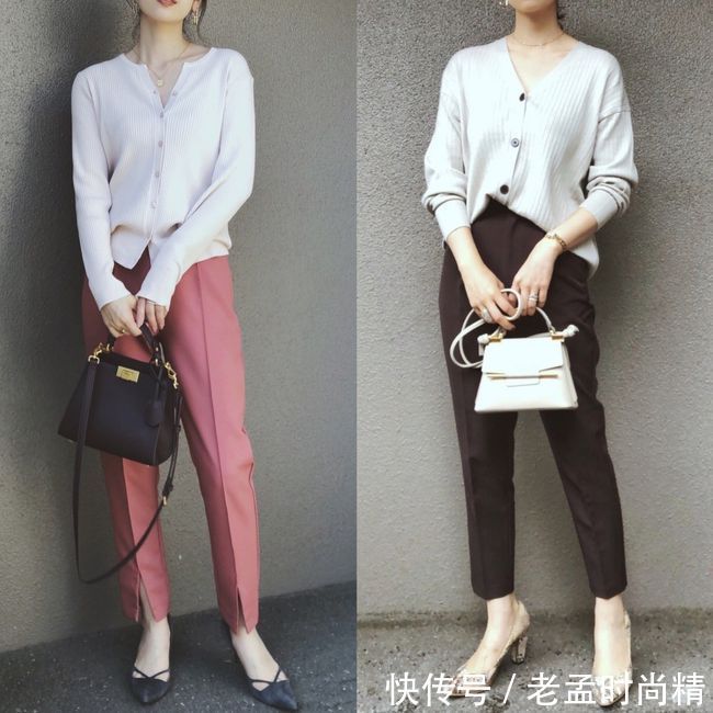越简单越耐看,日本博主的早春基础款穿搭,大方得体有气质