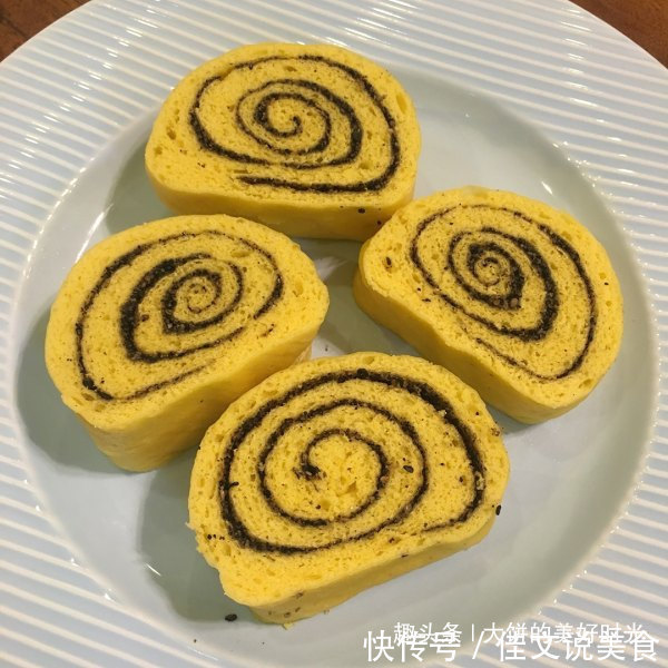 南瓜卷用此法做，比面包松软，比白馒头还好吃，孩子吃到停不下来