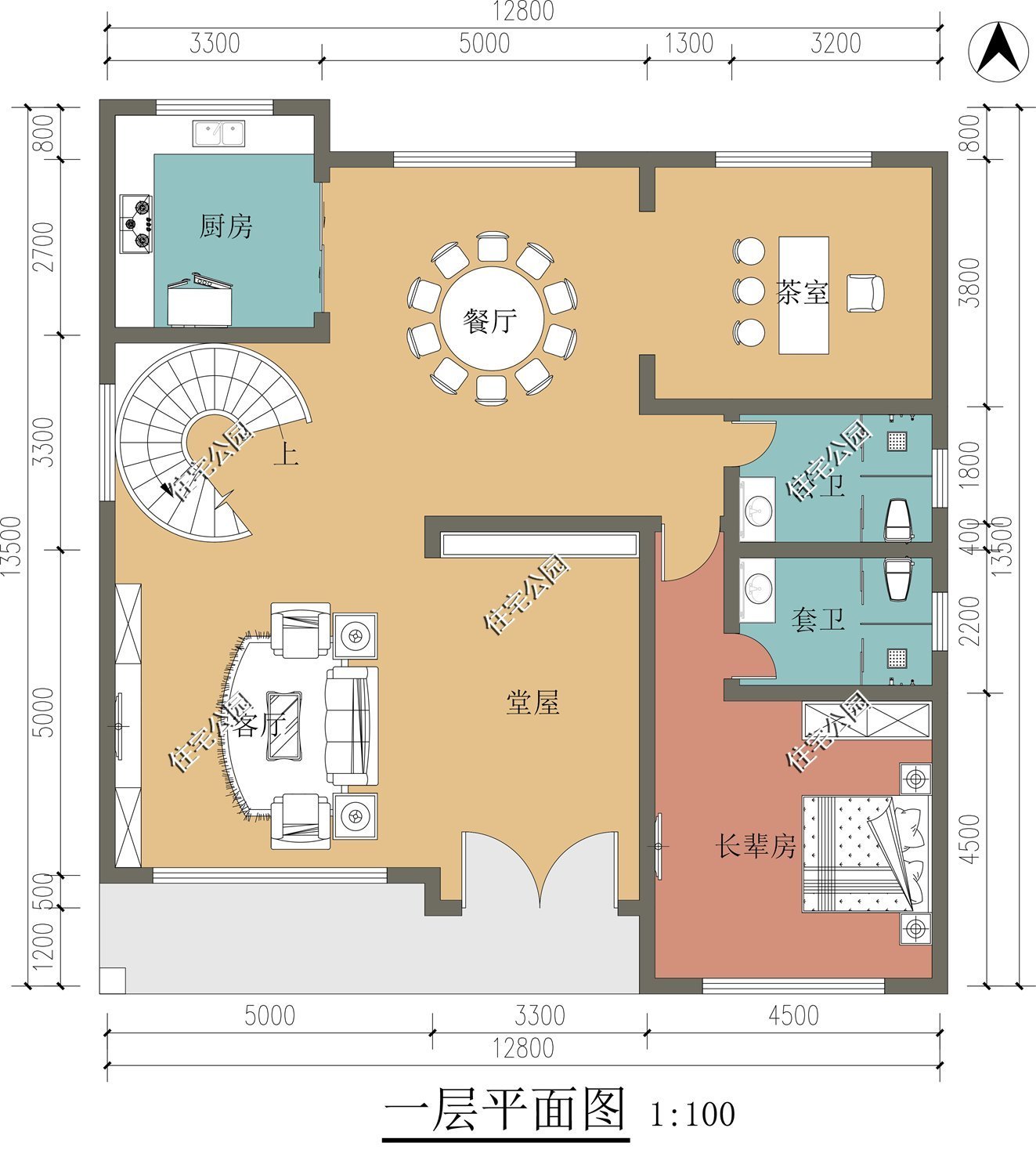 储藏室|10套二层农村别墅图纸，第3套第4套建的人最多，最后一套造价20万