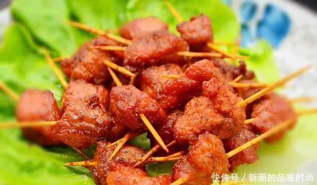 这样做牙签肉,外酥里嫩,隔壁小孩都馋哭了