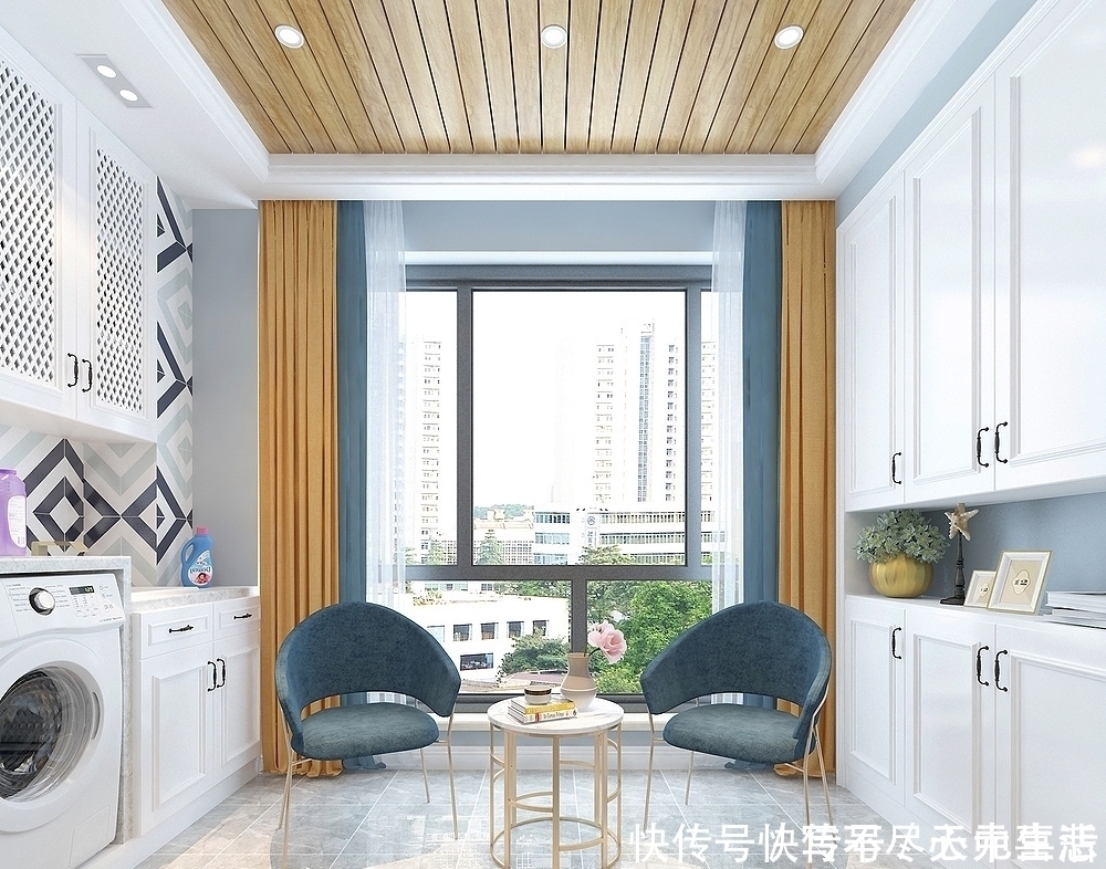 鞋柜|125平美式风格，现代与美式的碰撞，时尚轻奢齐头并进，太迷人了