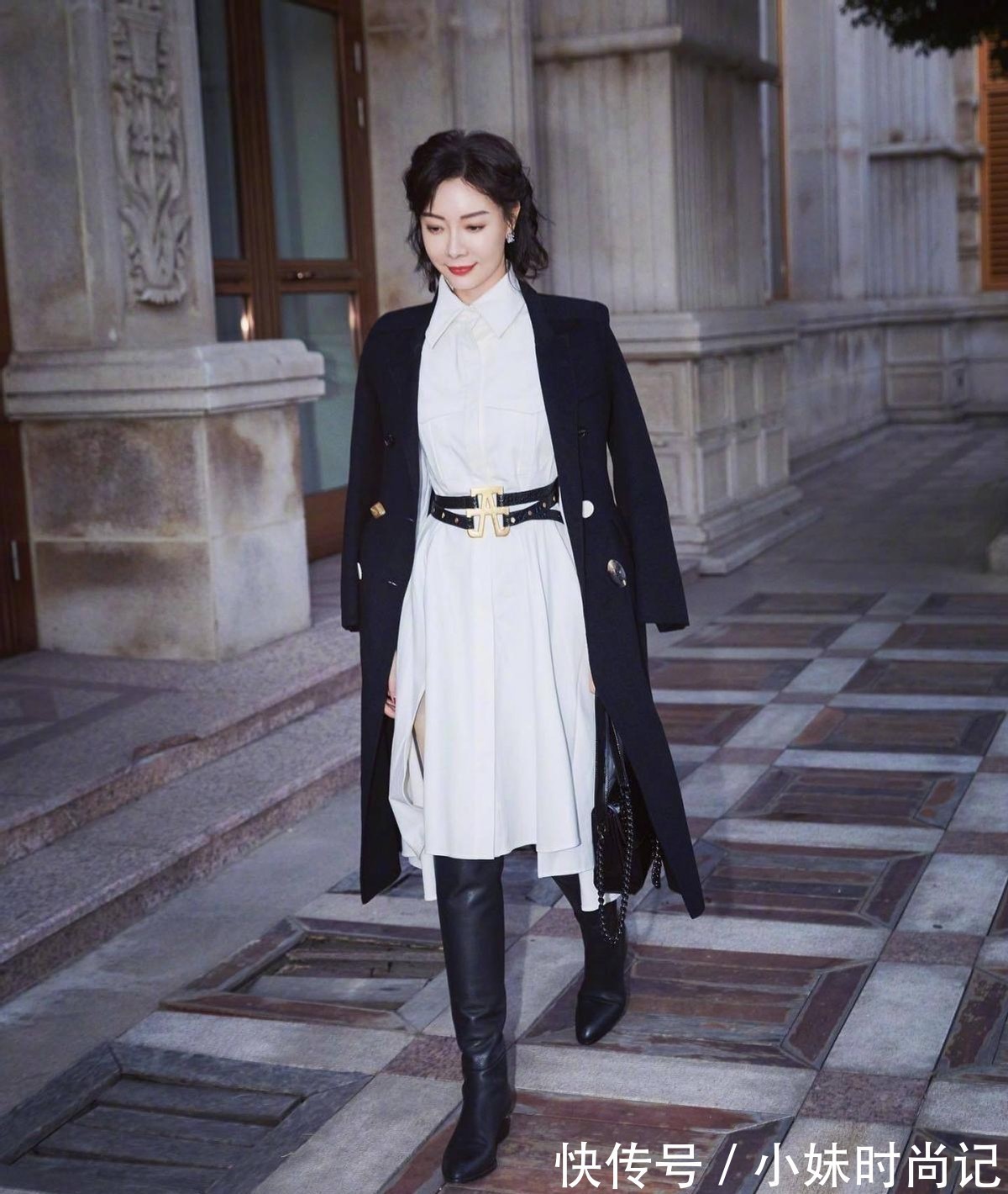 连衣裙|半裙与衬衫相搭配,衬衫连衣裙等都是非常不错的选择