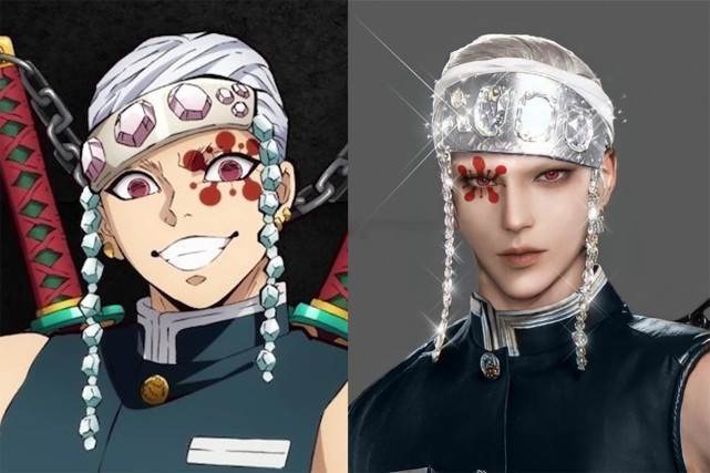 我妻善逸|鬼灭之刃:游郭篇主角被AI还原,善逸一秒变普通,音柱是华丽美男