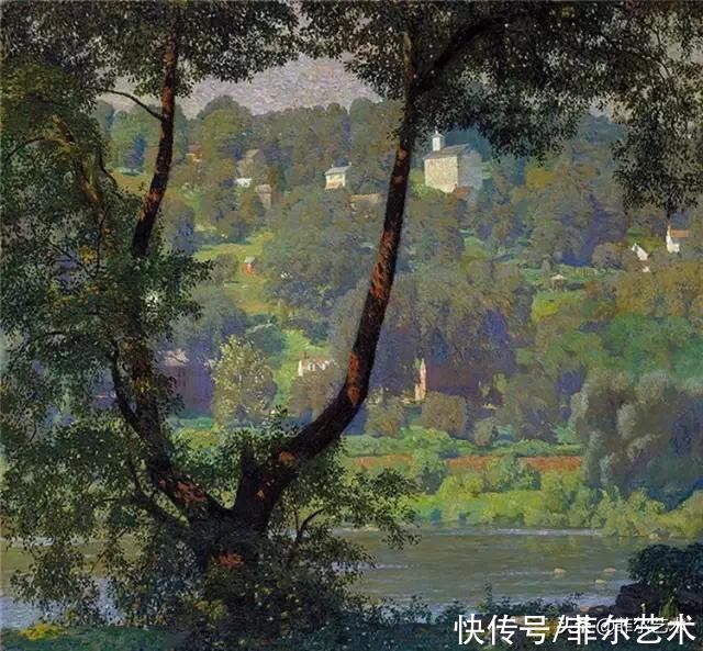 美国|大气、自然、漂亮~美国印象派画家丹尼尔·加伯风景油画作品欣赏