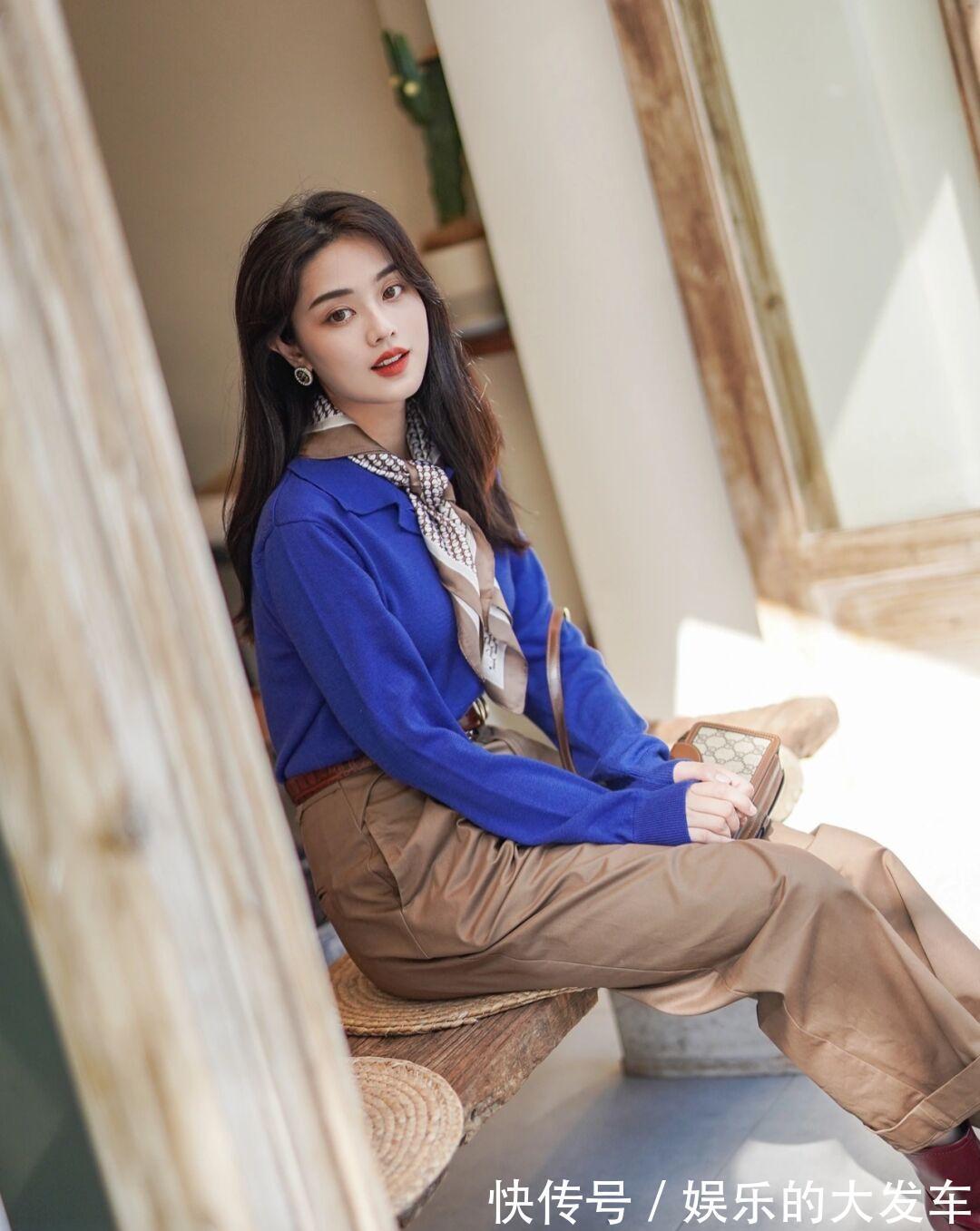 针织衫 真正洋气的女人,秋天都借鉴这几组穿搭公式,日常实用又百搭