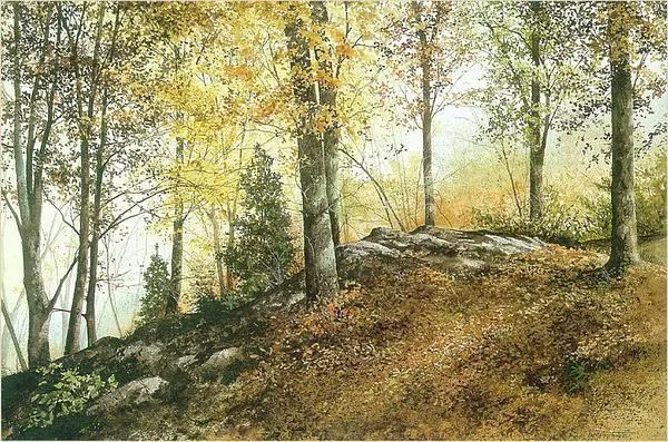 绘画&乡间记忆水彩画家RayHendershot的乡村风光和古色古香的静物绘画