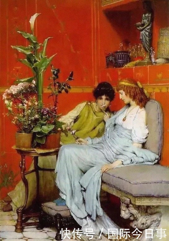  晚期|十九世纪晚期英国著名画家Alma Tadema