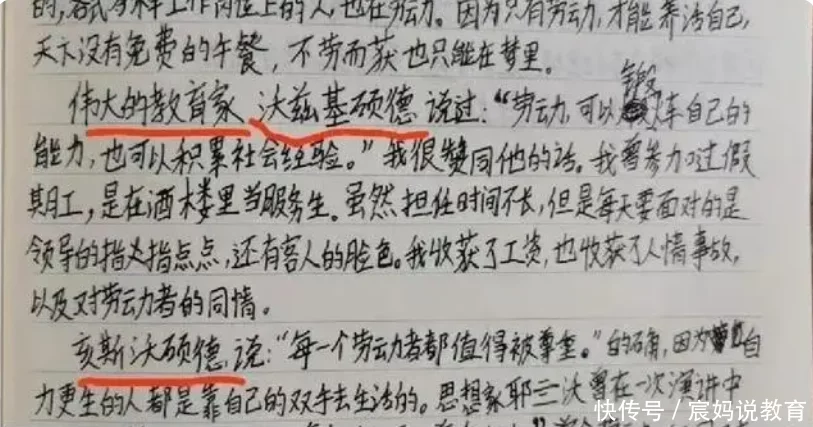 学生作文引用“沃兹基”名言，老师总觉得哪里不对，别耍小聪明！ 第4张