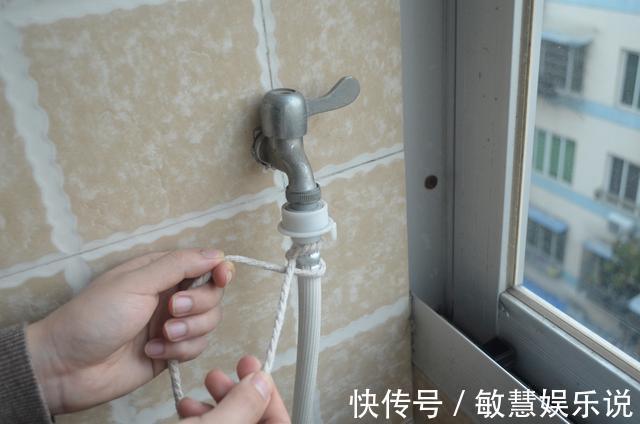 开关|不管家里有钱没钱,水龙头上放一根绳子,用途真厉害,省钱又实用