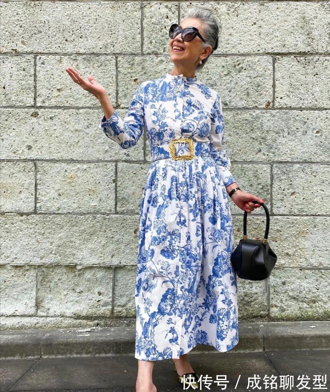 时髦|年过七旬的日本奶奶,穿衣时髦潮范十足,大胆的搭配风格十分吸睛