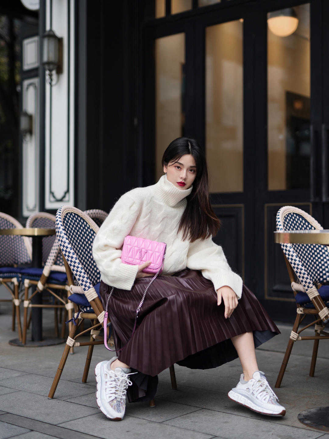 大衣|冬天裙装怎样选?码住这三条,上身精致又有气质