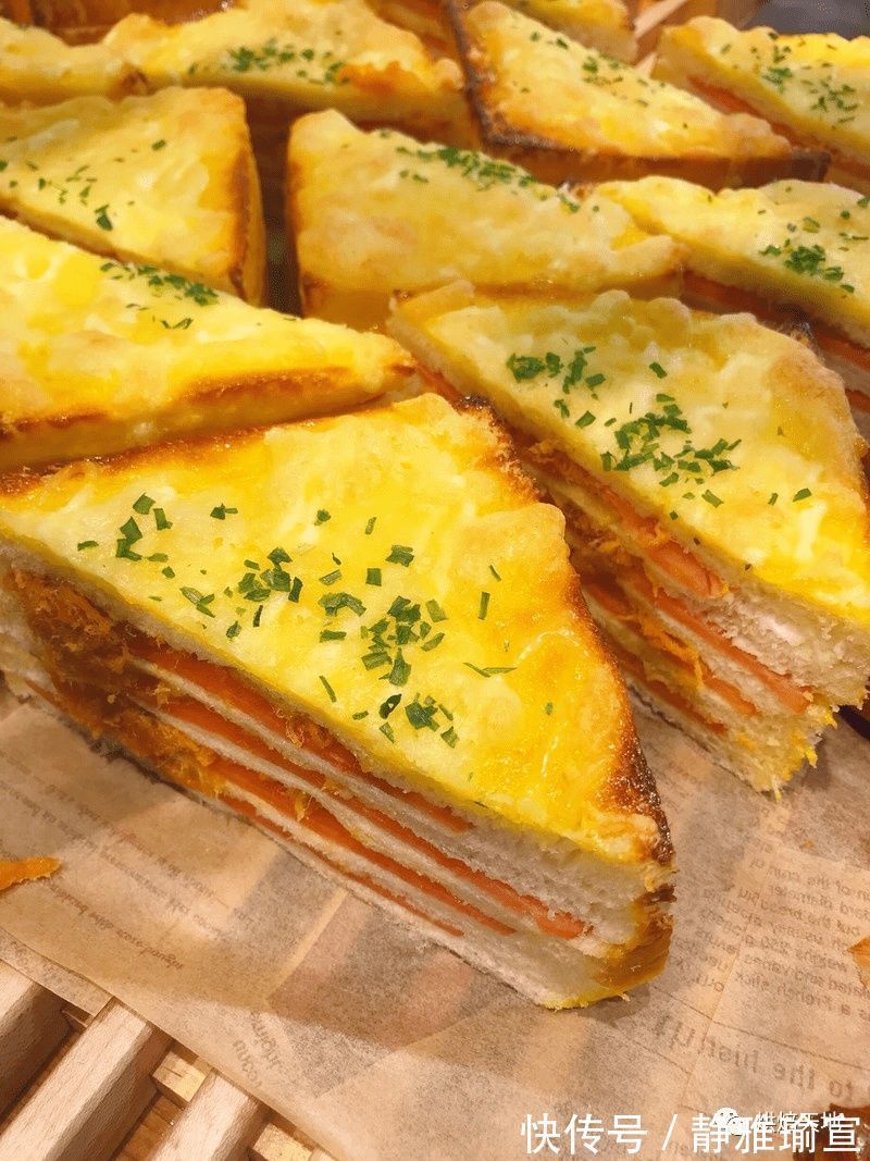 懒人必备食谱：超级好吃的黄金三明治