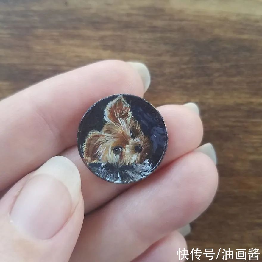 小画&她在硬币上画画,满满的都是细节,网友直呼爱了爱了