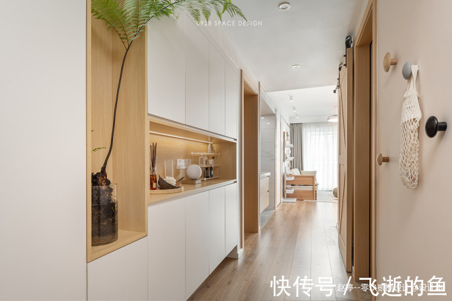 洞洞板|奶油色日式两居，强大收纳满满都是巧思