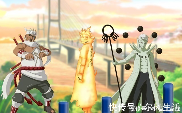 查克拉|火影人柱力战力图,琳不如上忍,六道仙人是鸣人的2倍