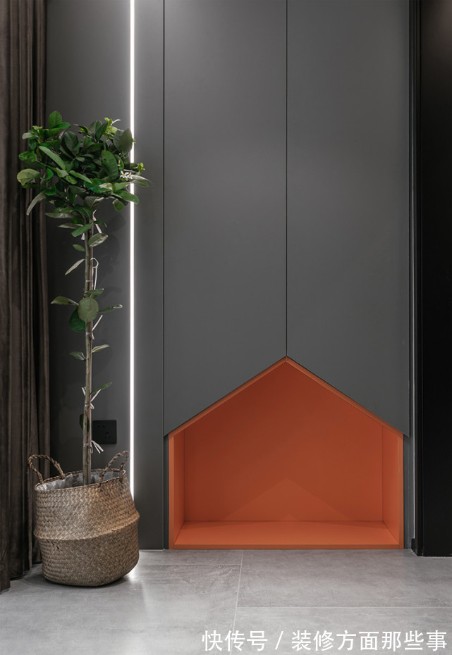 艺术画|140平四房改两房现代风设计,在删繁就简中呈现出诗意的空灵