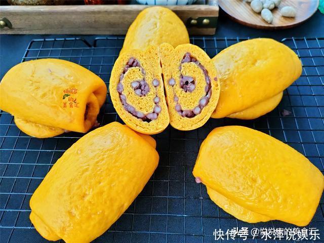 用南瓜和红豆做早餐,松软料足,做1次吃3天,简单省事营养好