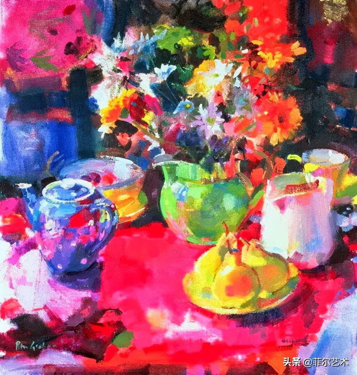 色彩!「油画欣赏」生动鲜明的色彩,一种独特的华丽风格