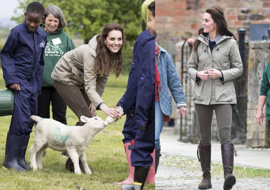 搭配|凯特王妃一点不娇贵,穿朴实休闲装出镜,优越曲线真给造型加分