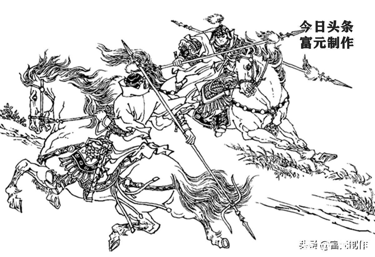 枪法@大战王文德勇挑耶律国珍的五虎将董平,拜师学习定彦平枪法