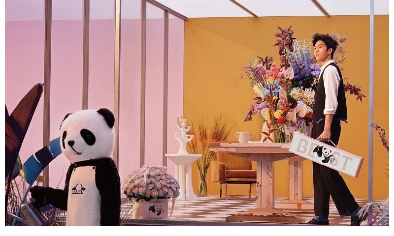 噗噗|野兽派2021七夕熊猫玫瑰系列可爱登场