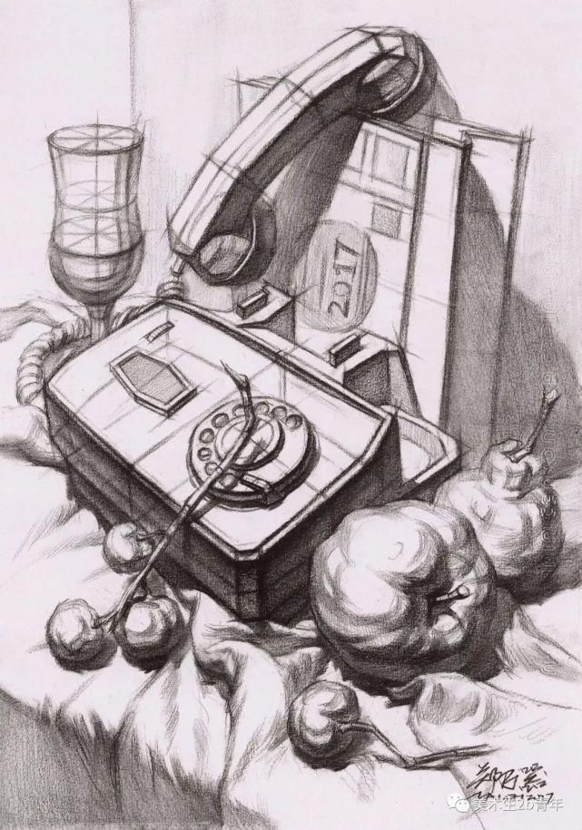 结构$画素描结构那么枯燥为什么还要画？这样想你就错了？