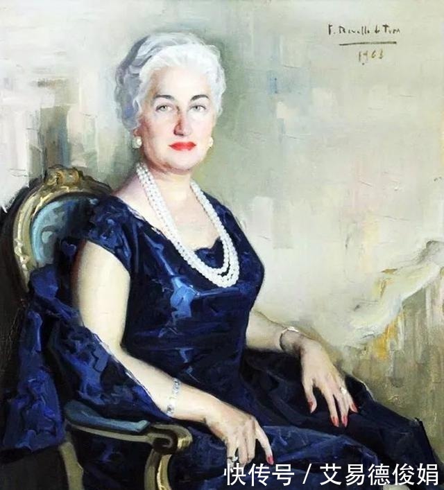 马拉加#他被指定为西班牙国王和王后的肖像画官方画师,擅长画美人