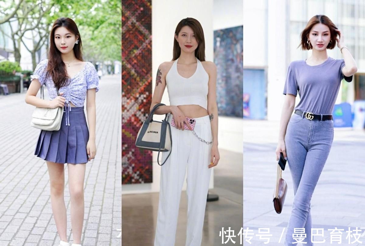 阔腿裤|女人不管多大，都少穿T恤配阔腿裤，今夏流行这样穿，时髦显气质