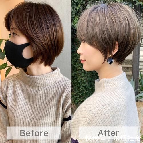 波波头 不知如何换发型?先看看这18位模特,就连白发阿姨也能大变样