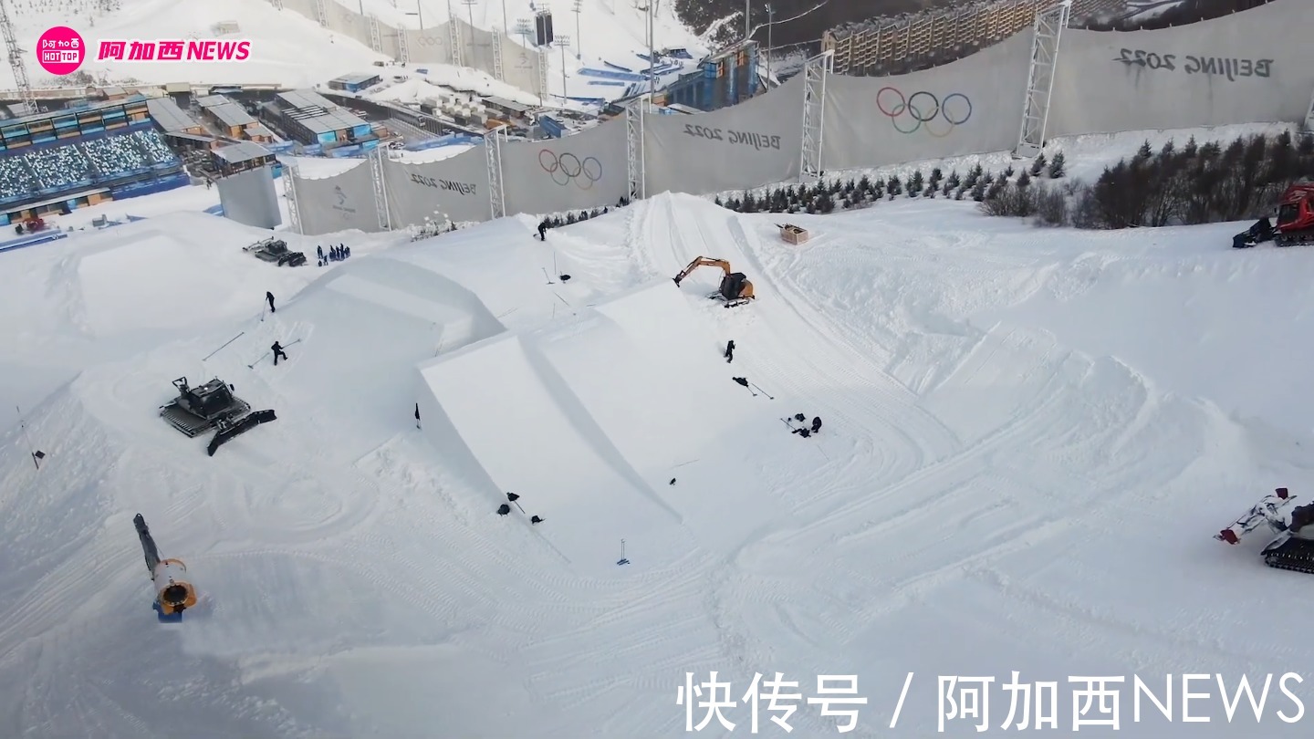 坡面|?当外国人看到2022北京冬奥会长城主题赛道,会有什么反应呢?