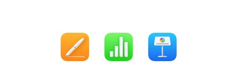 macOS 12：iWork 三件套新图标 Logo 曝光