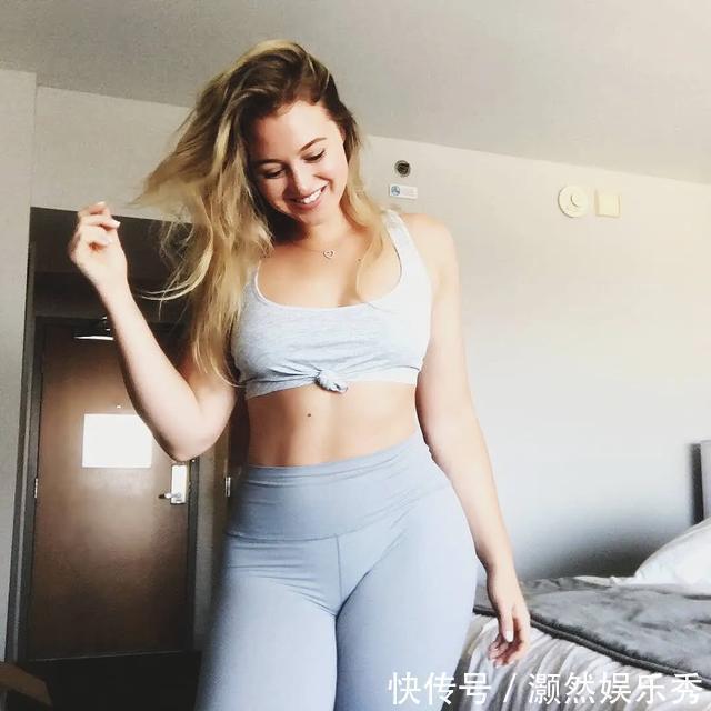 赘肉|大码模特180斤却没有赘肉,还能看出马甲线!减肥别太看体重