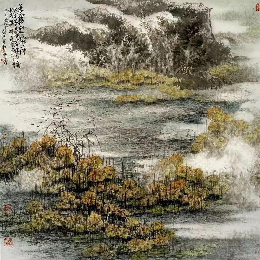 弃武从文！笔歌墨舞·喜庆元宵——壬寅2022年宋柏松国画作品鉴赏