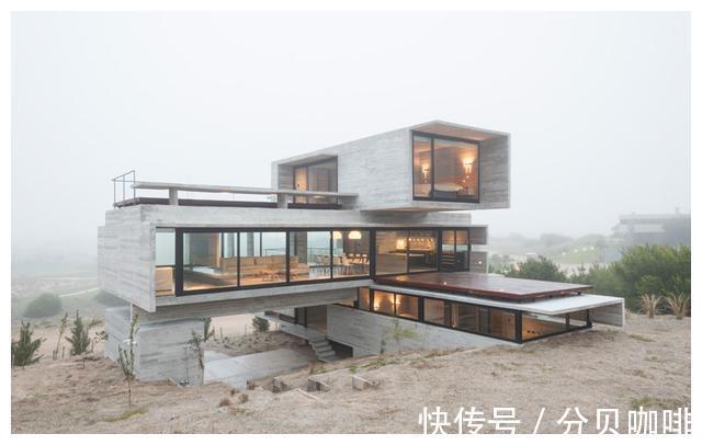 水泥色|毛坯房别墅设计，看这外观就被迷住了！省去装修就能入住了